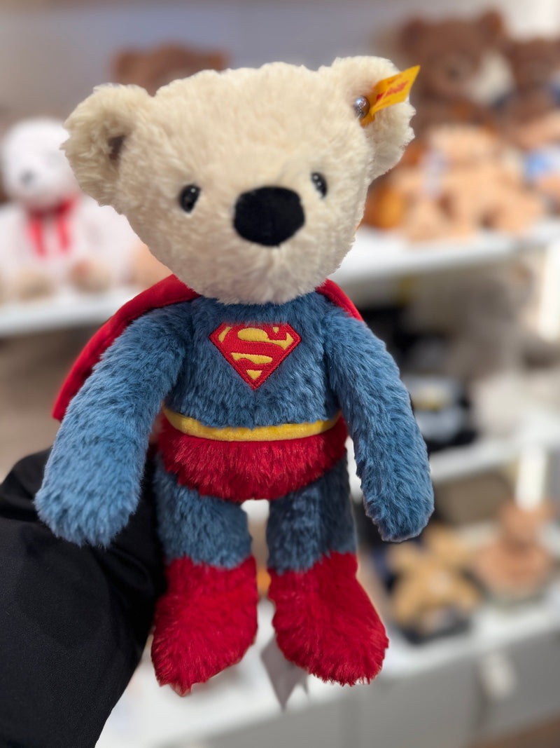 Steiff Cuddly Friend Superman Teddy Bear The Best Quality Soft Plush Toy 29cm