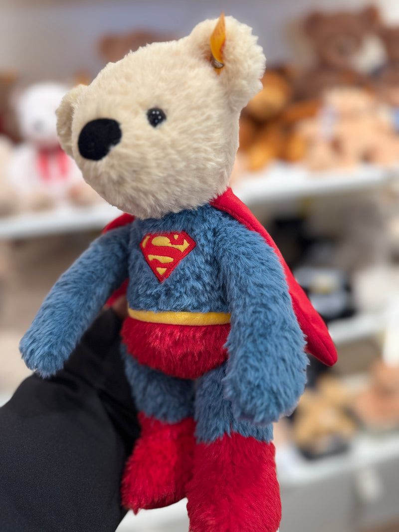 Steiff Cuddly Friend Superman Teddy Bear The Best Quality Soft Plush Toy 29cm