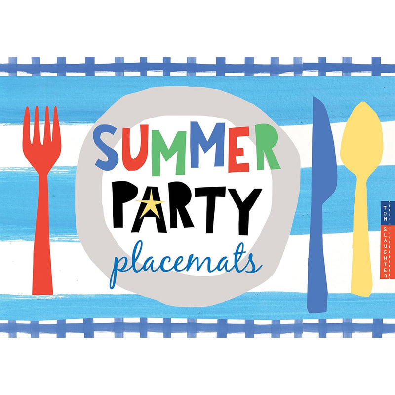 Summer Party Placemats (Hardcover) By Tom Slaughter Table Decorations