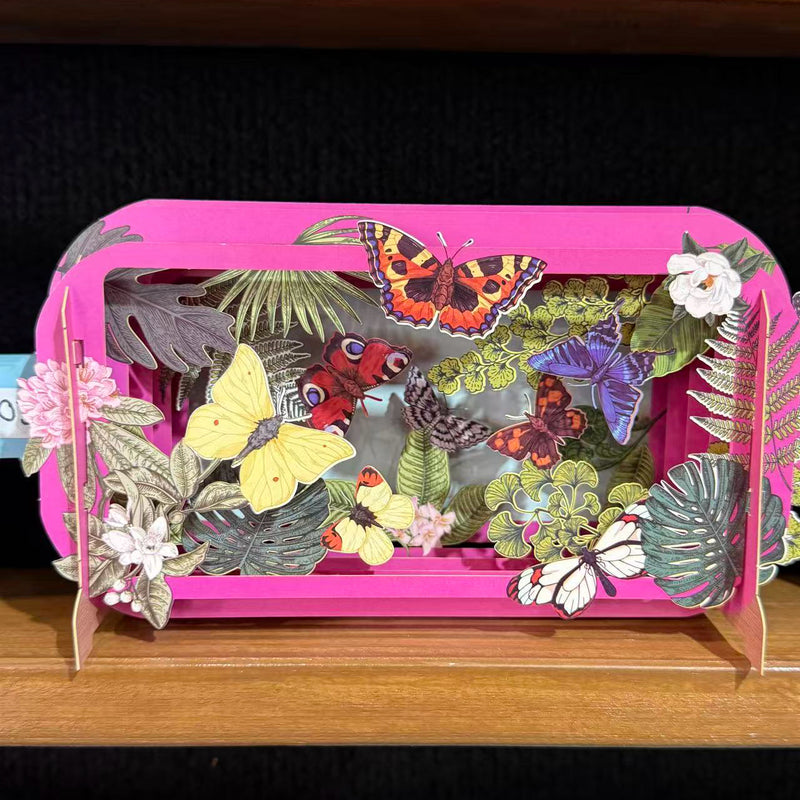 Butterflies 3D Pop Up Greeting Card by Alljoy Design Birthday card