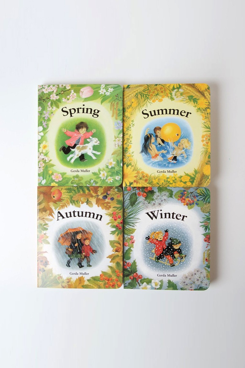 The Gerda Muller Seasons Spring, Summer, Autumn and Winter Gift Collection Set of 4 (Board Books) Kids Picture Book
