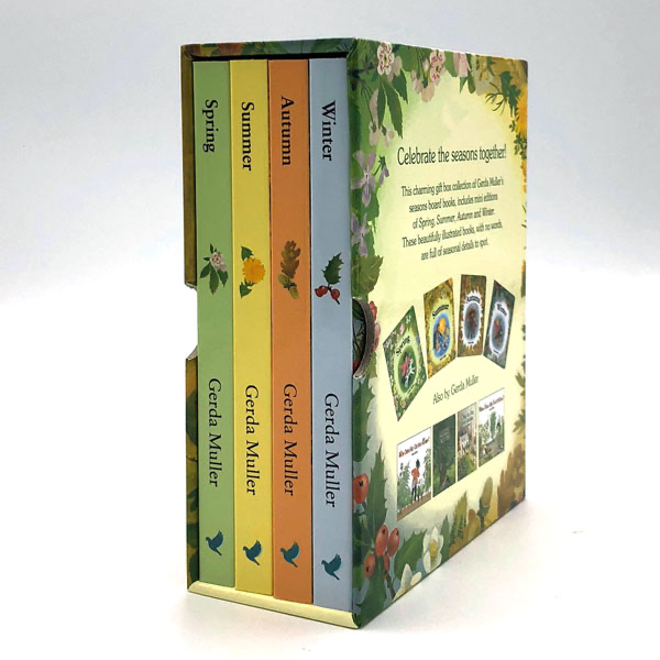 The Gerda Muller Seasons Spring, Summer, Autumn and Winter Gift Collection Set of 4 (Board Books) Kids Picture Book