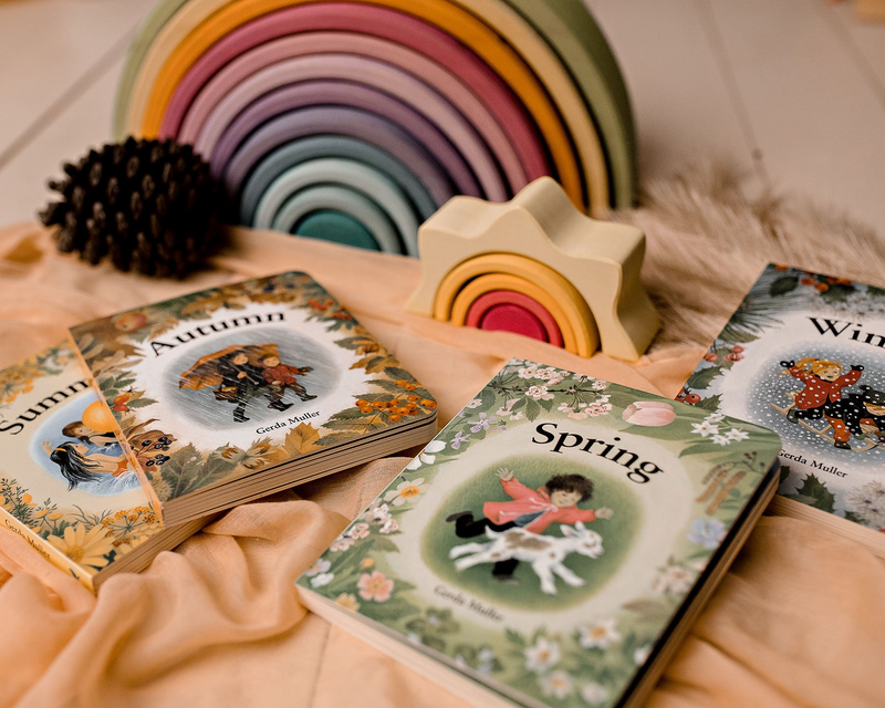 The Gerda Muller Seasons Spring, Summer, Autumn and Winter Gift Collection Set of 4 (Board Books) Kids Picture Book