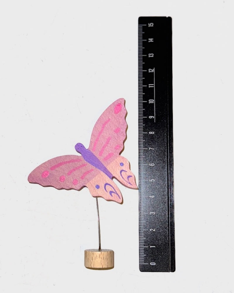 Grimm's Decorative Figure Pink Butterfly 12m+
