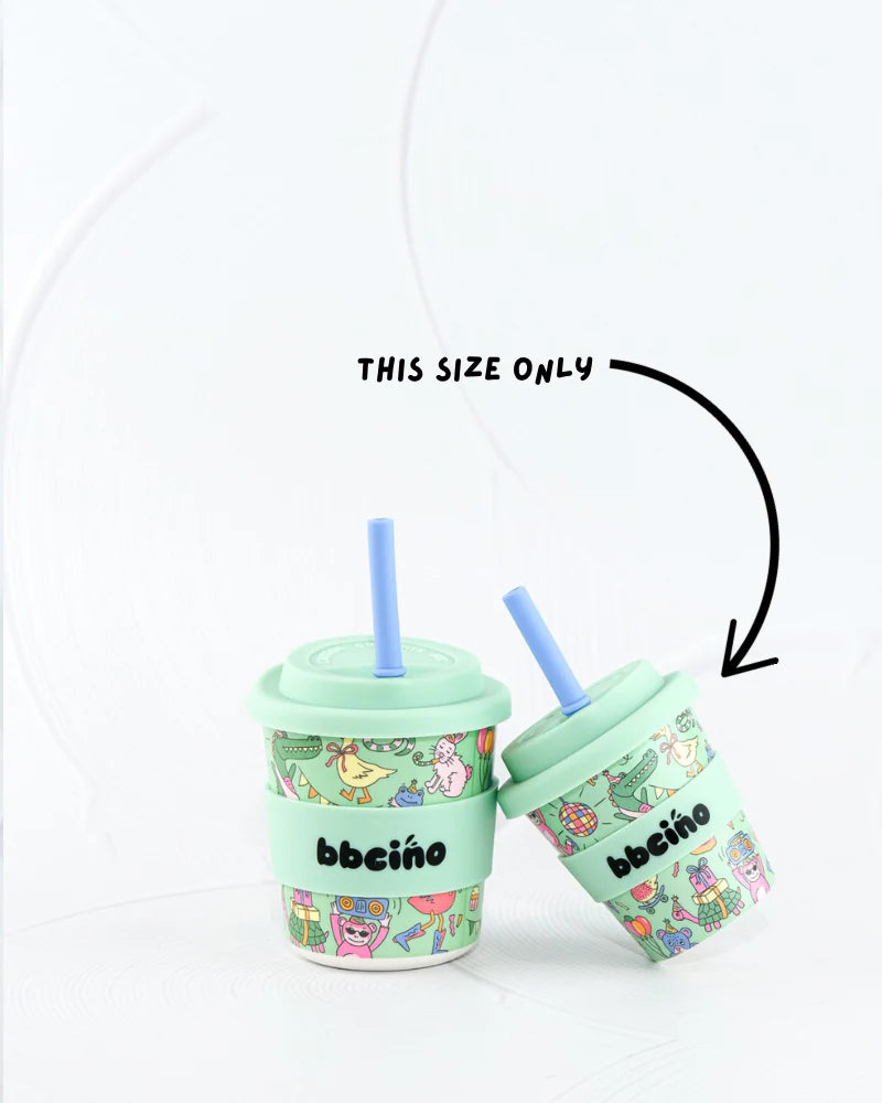 BBcino BB Party Animal in Green 120ml Babycino