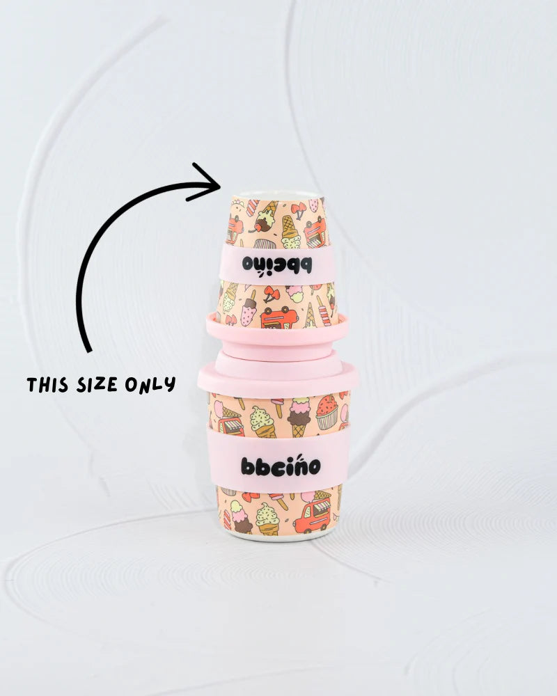 BBcino Scoops in Pink 120ml Babycino