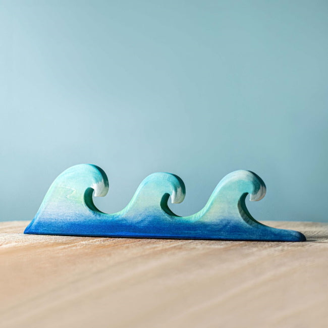 Wooden Valuri Water Waves Set of 3 by BumbuToys Wooden Animals 3yrs+