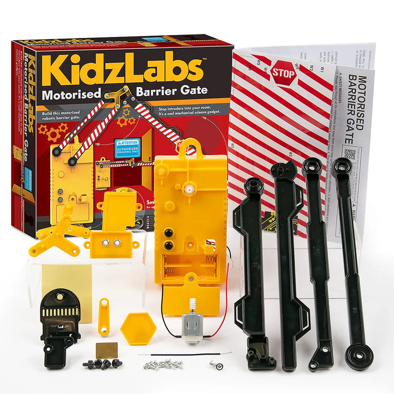 KidzLabs Motorised Barrier Gate Early Science STEM Toys Gifting Idea for 8yrs+
