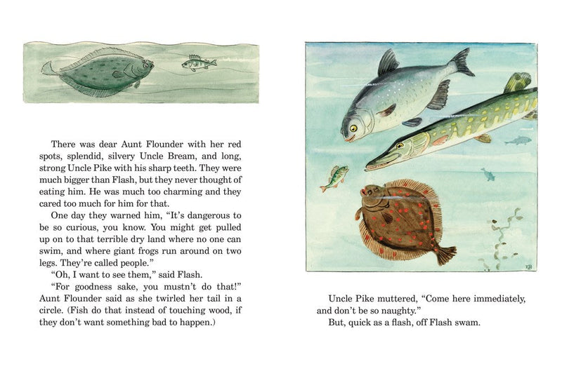 The Curious Fish Book (Hardcover) by Elsa Beskow Kids Book