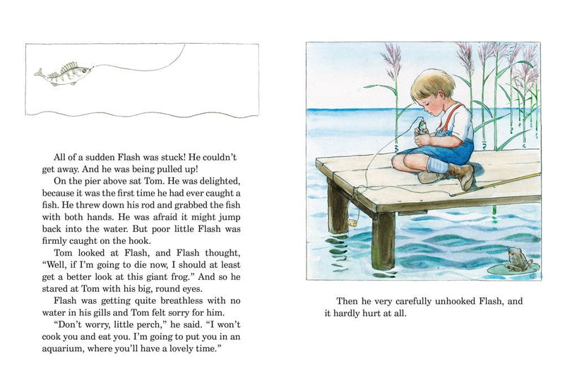 The Curious Fish Book (Hardcover) by Elsa Beskow Kids Book