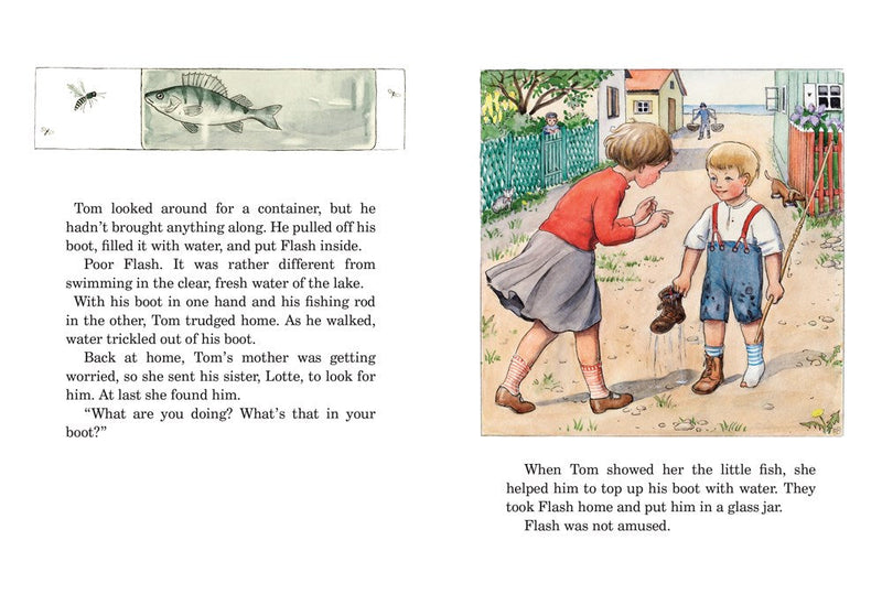 The Curious Fish Book (Hardcover) by Elsa Beskow Kids Book