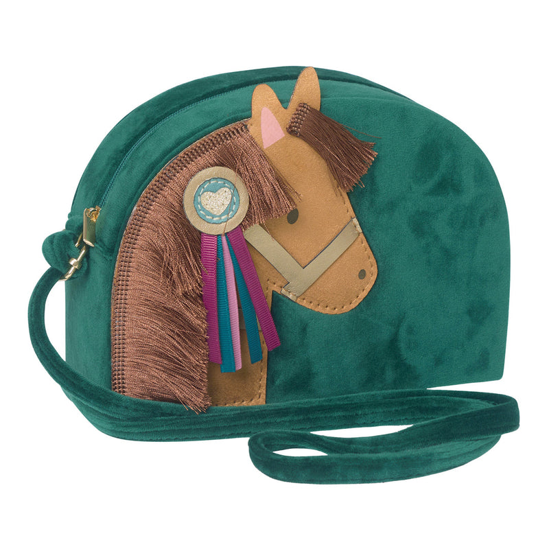 Pony Pal Velvet Bag Green by Mimi & Lula Gifting Idea for 3yrs+