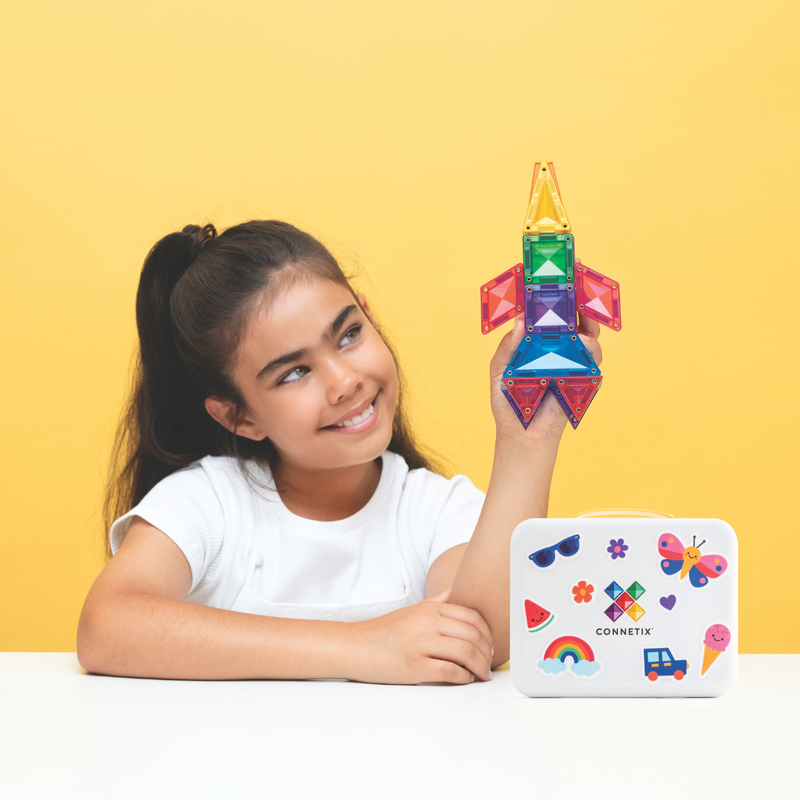 Connetix Tiles 32 Piece Travel Mini Pack NEW 2026 Travel Toys 3yrs+