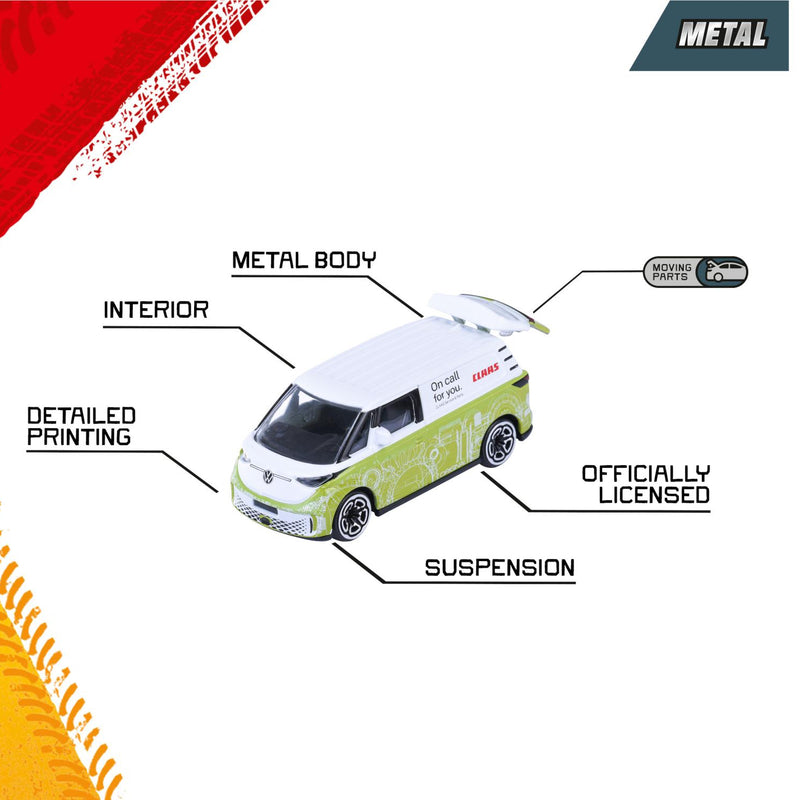 Majorette Classic Farm Vehicles 5pcs Metal Travel Toys Car Gift Idea for 3yrs+