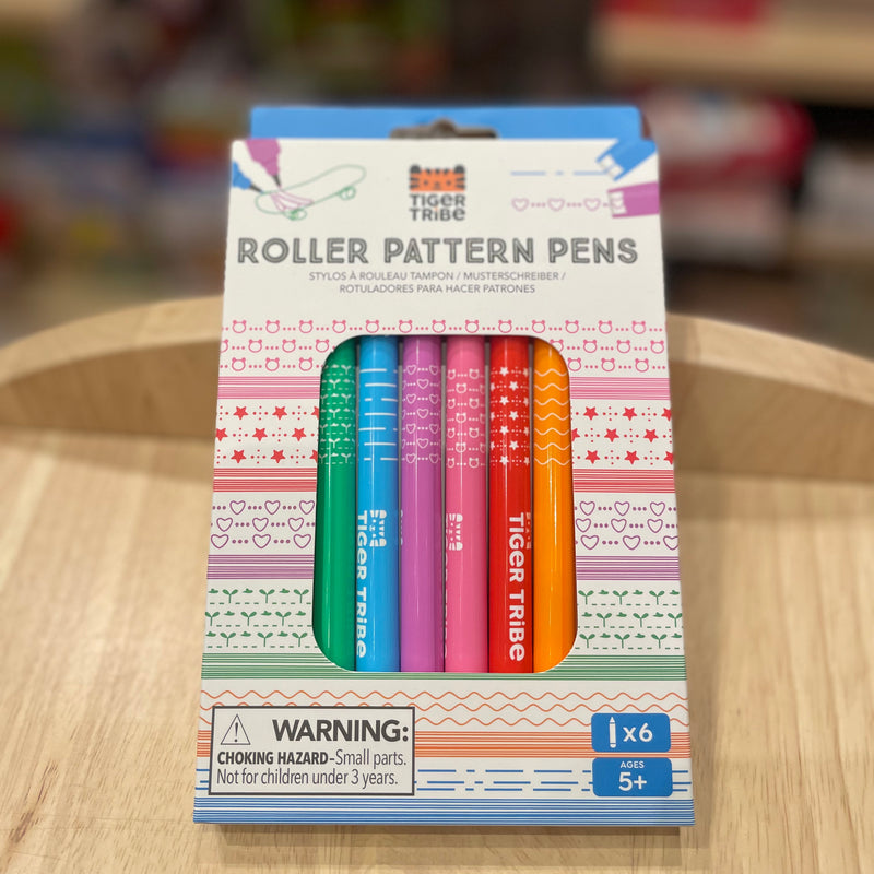 Tiger Tribe Roller Pattern Pens Stationary Art and craft for kids Best Seller 5yrs+