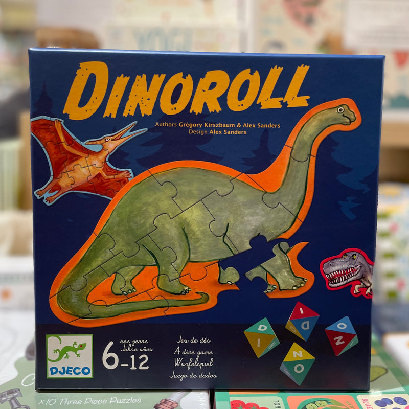 Dinosaur Dinoroll Tactical Jigsaw Puzzle Game by Djeco Dinosaur and Dragon Theme Clearance 6yrs+
