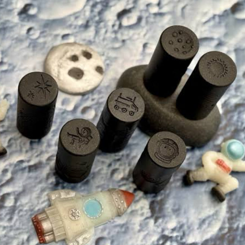 Yellow Door Let’s Roll Space Rolling Pin Art and Craft for Kids Playdough Sand Toys Sensory Toys 2yrs+