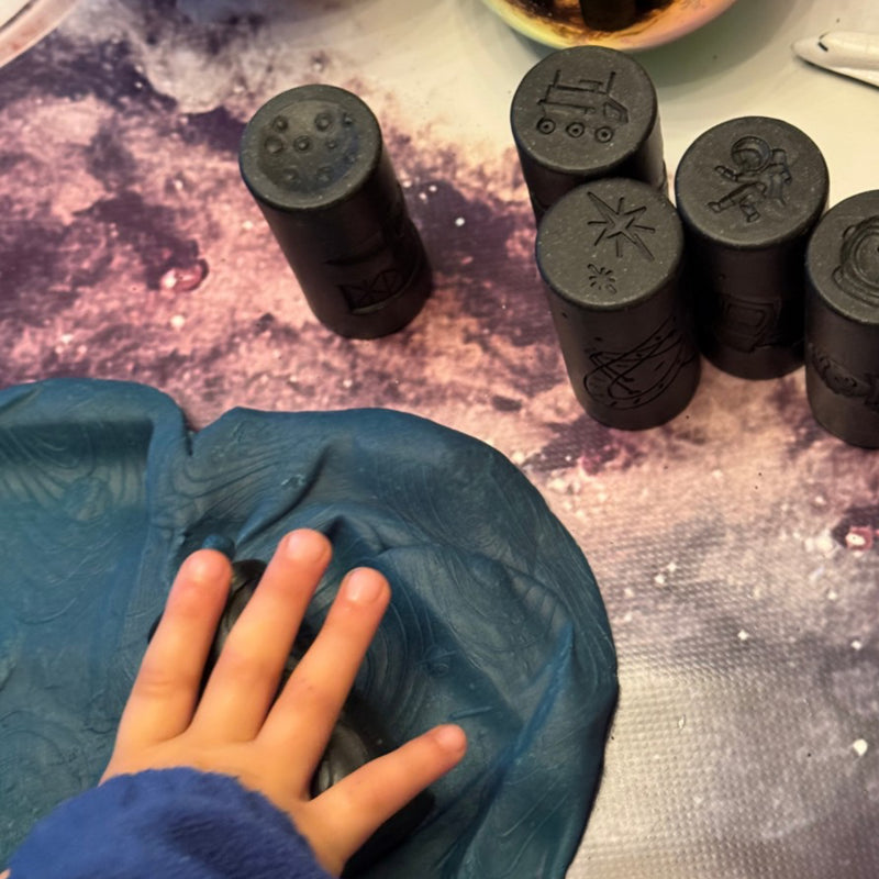 Yellow Door Let’s Roll Space Rolling Pin Art and Craft for Kids Playdough Sand Toys Sensory Toys 2yrs+