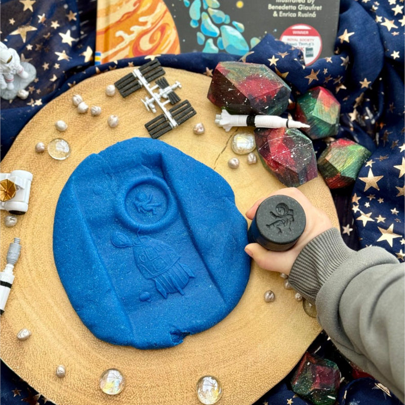 Yellow Door Let’s Roll Space Rolling Pin Art and Craft for Kids Playdough Sand Toys Sensory Toys 2yrs+