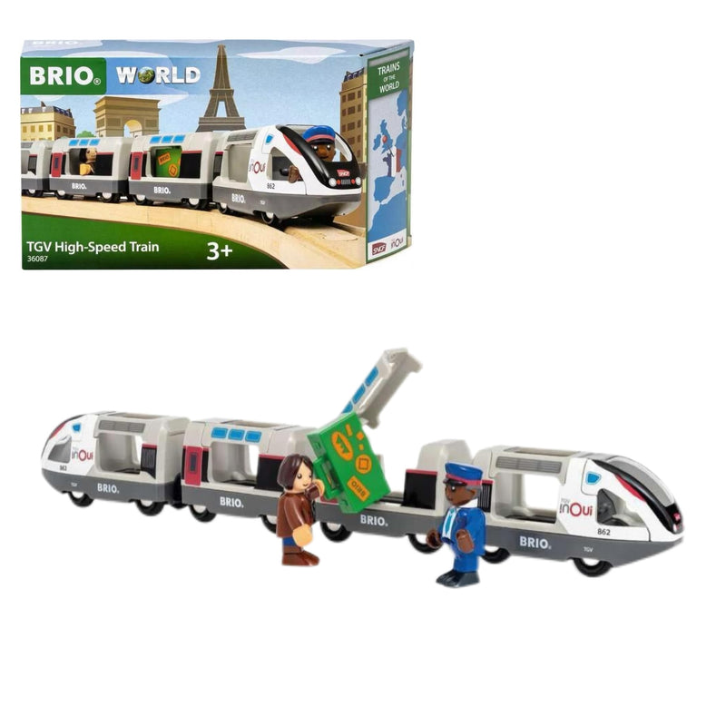 BRIO TGV High Speed Train 7pcs Toy Train Best Seller 3yrs+