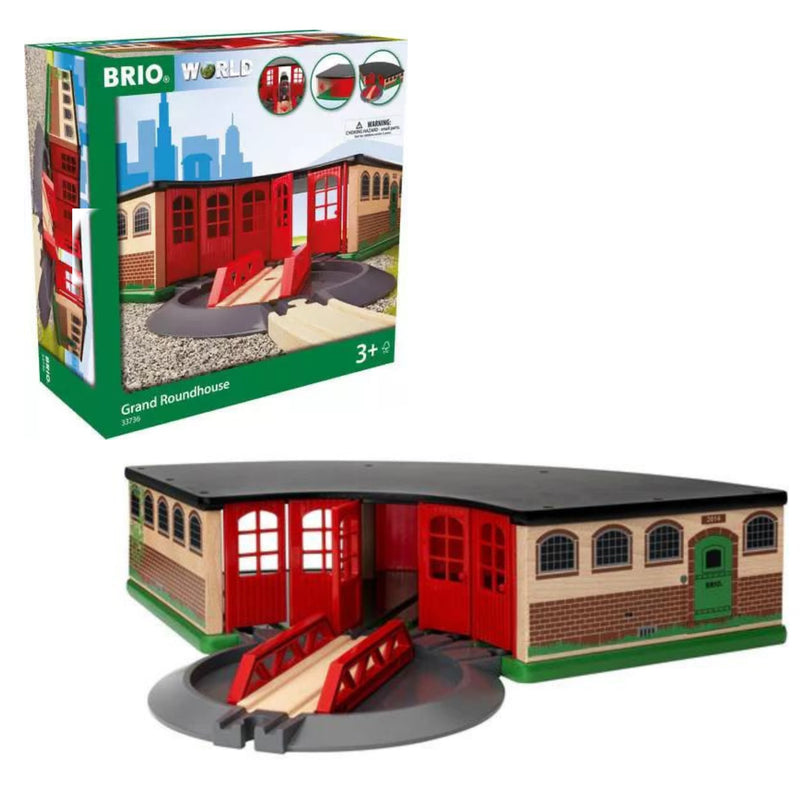 BRIO Grand Roundhouse 2pcs Large Set 3yrs+