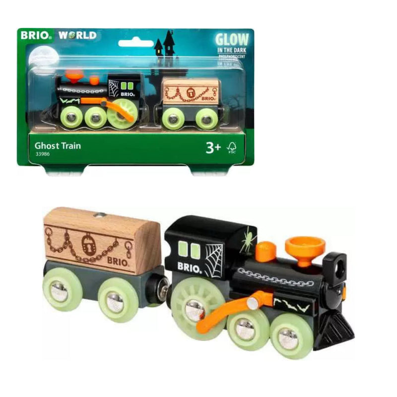 BRIO Ghost Train Glow In The Dark 3pcs Best Seller 3yrs+