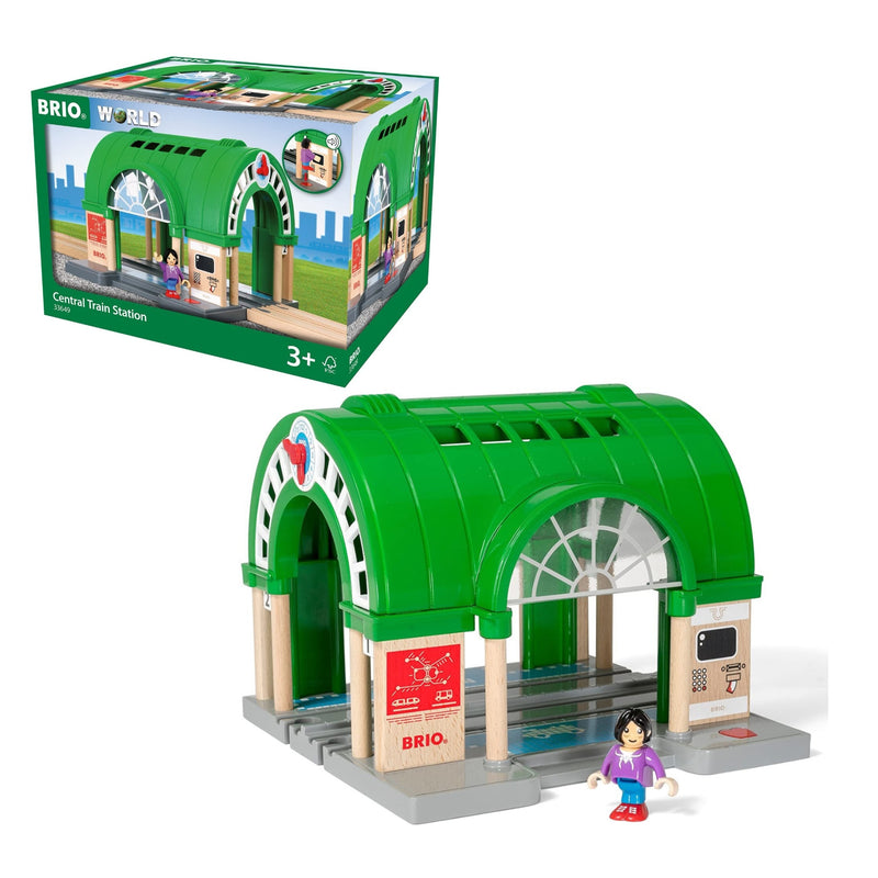 BRIO Central Train Station with Sound 3yrs+