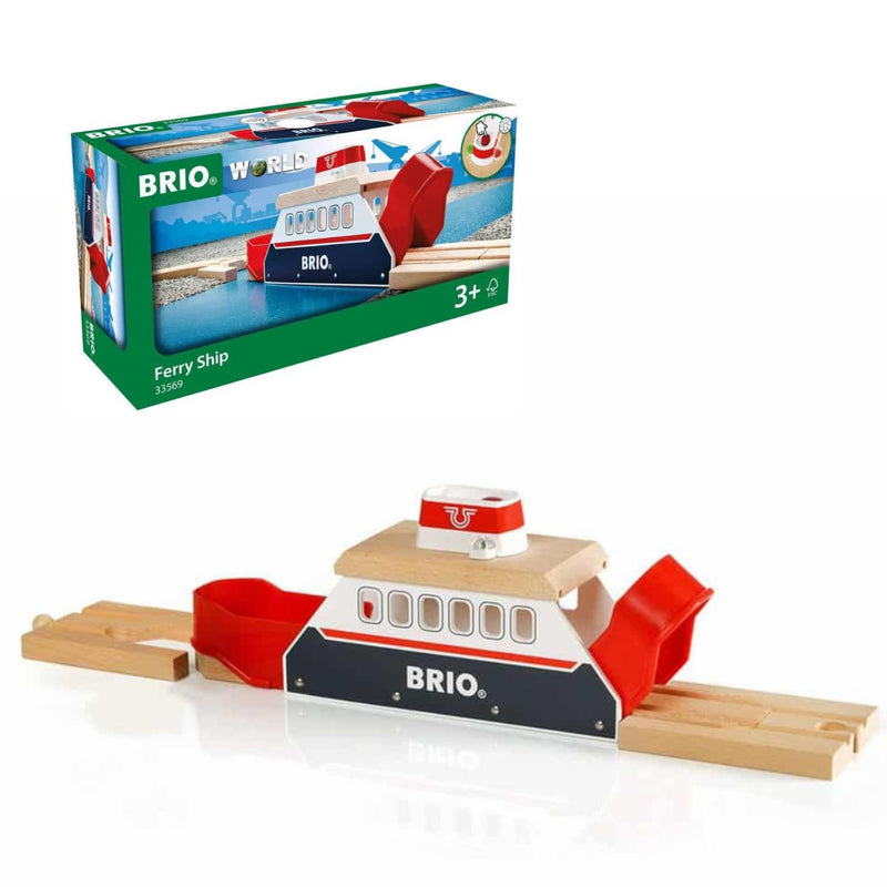 BRIO Ferry Ship with Sound and Light 3pcs 3yrs+