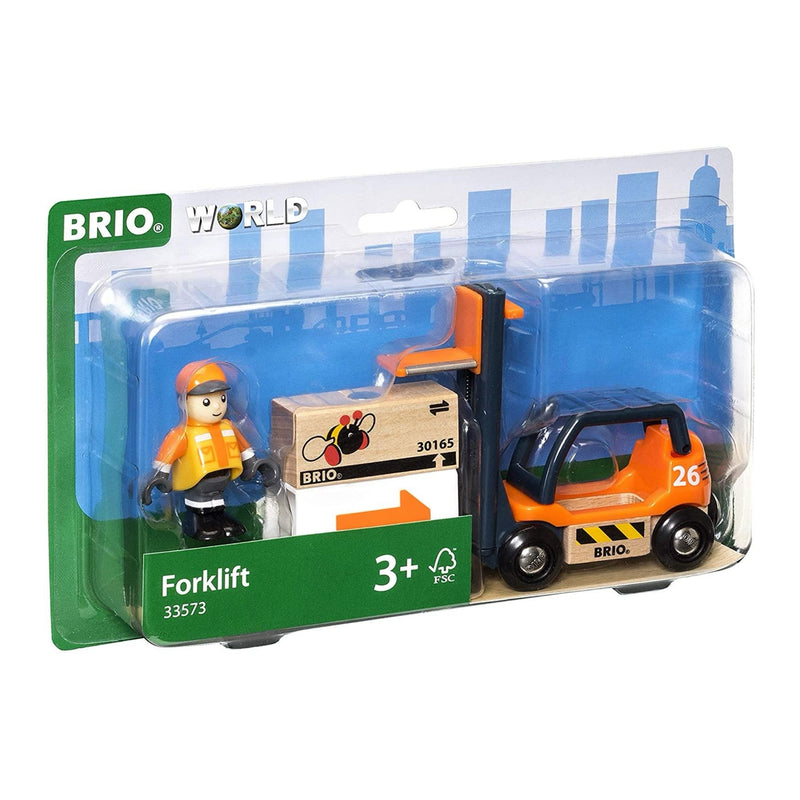 BRIO Vehicle Forklift 4pcs Toy Vehicle Best Seller 3yrs+