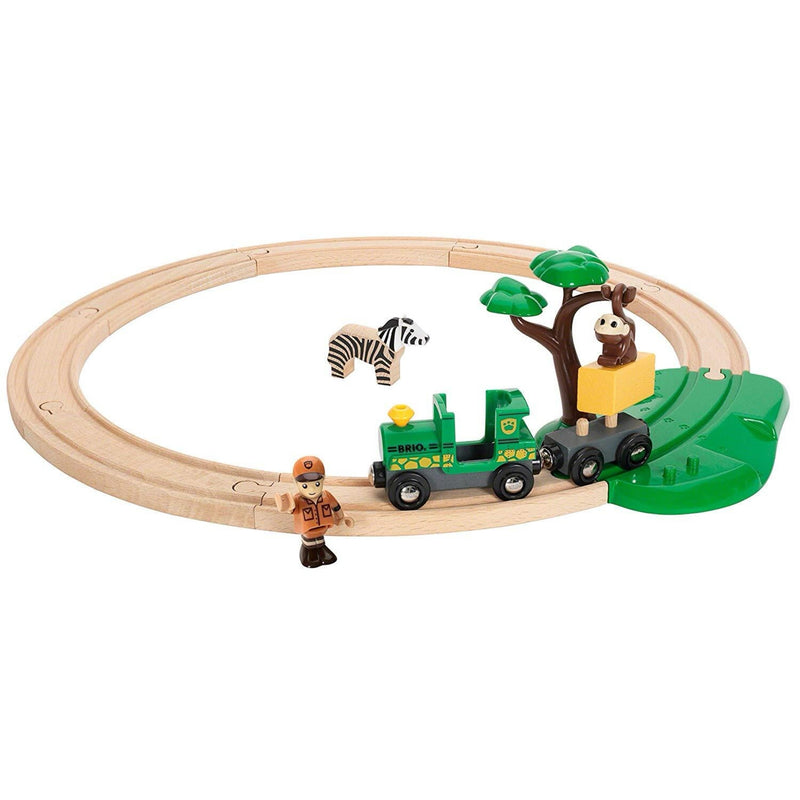 BRIO Safari Railway Set 17Pcs 3yrs+