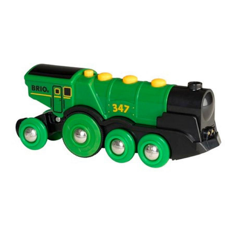 BRIO Big Green Action Locomotive with Sound and Light Battery Operated Best Seller 3yrs+