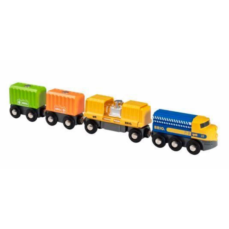 BRIO Three-Wagon Cargo Train 7 Pcs Toy Train Best Seller 3yrs+