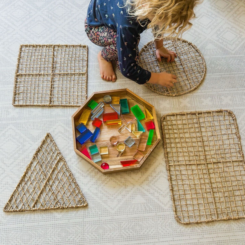 Explore Nook Shapes Weaving Frames Set Sensory Toys Fine Motor Skills Development Toys for 3yrs+