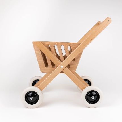 Egmont Wooden Shopping Trolley Play Shop 3yrs+ (Furniture Shipping)
