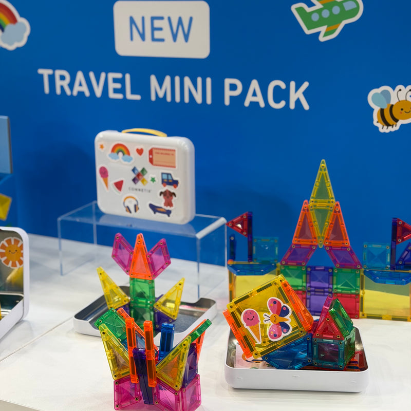 Connetix Tiles 32 Piece Travel Mini Pack NEW 2026 Travel Toys 3yrs+