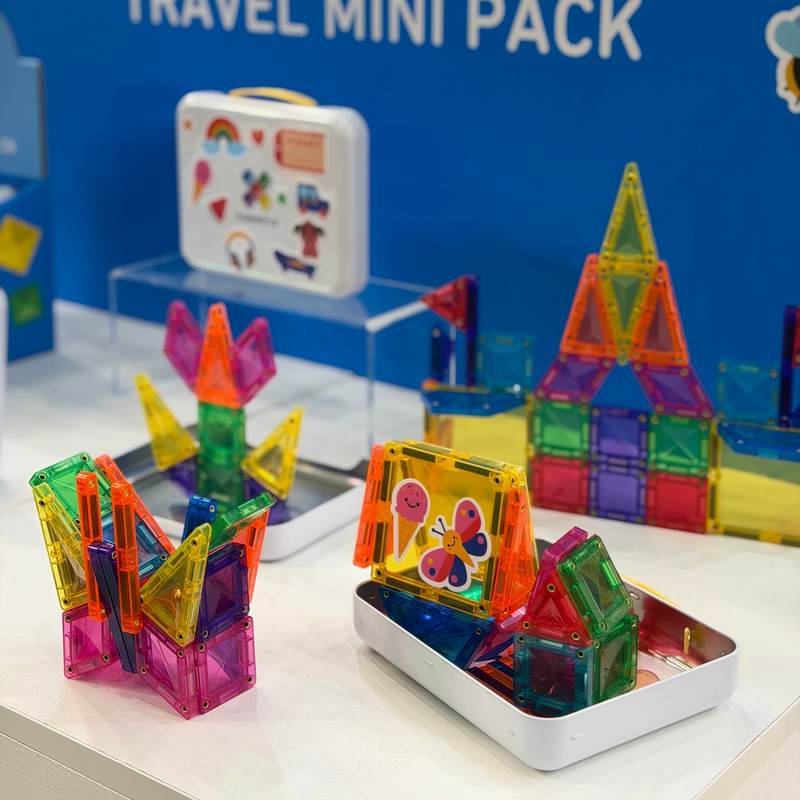 Connetix Tiles 32 Piece Travel Mini Pack NEW 2026 Travel Toys 3yrs+