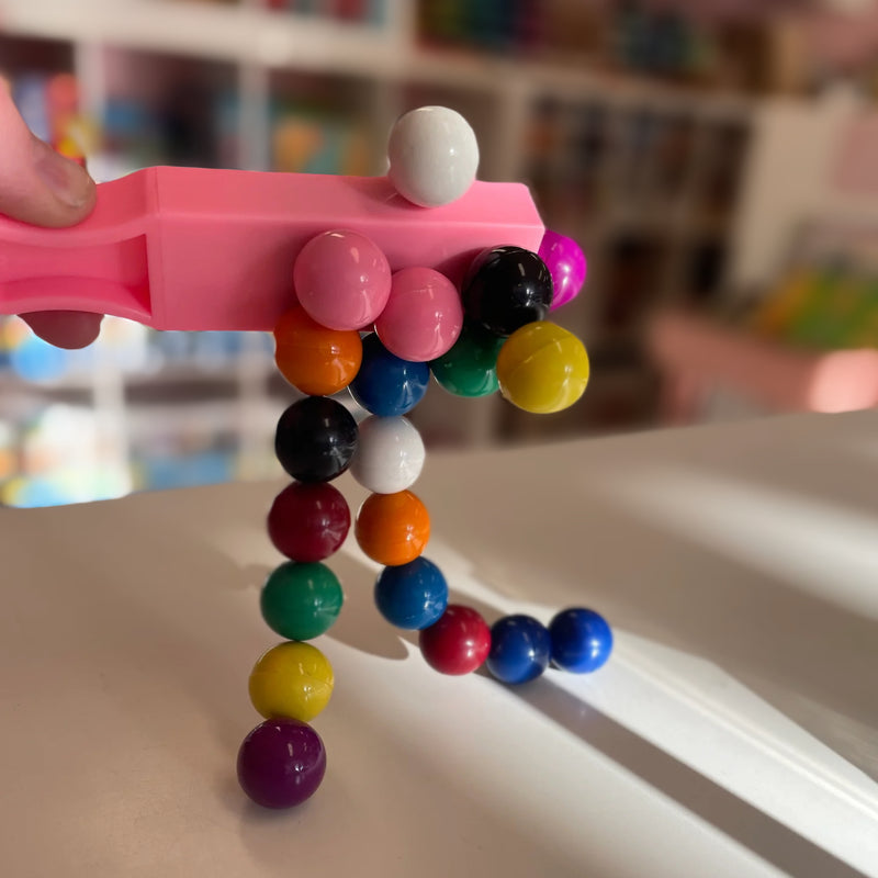 Shaw 1.5cm Magnetic Pole Marbles 20pcs 2 Options Marble Run Games STEM Toys 3yrs+