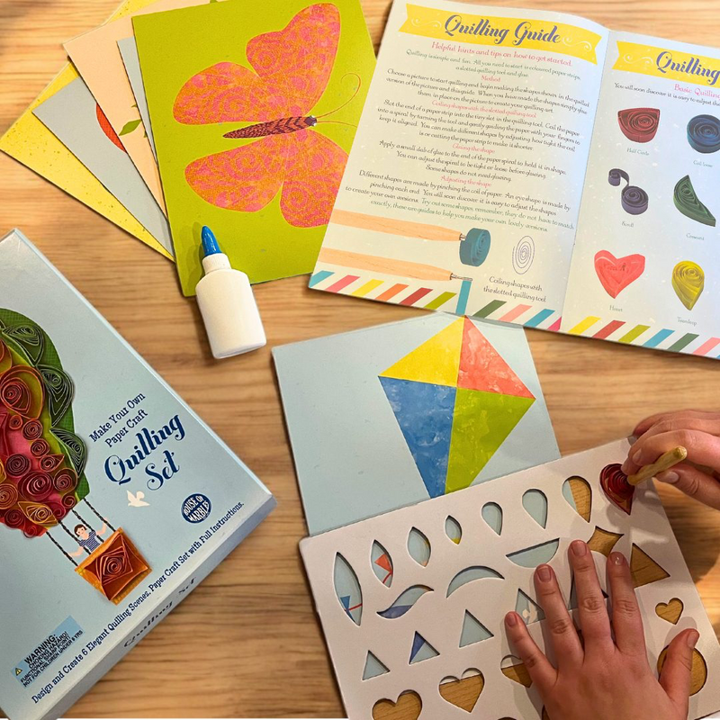 House of Marbles Quilling Mixed Set Paper Craft Art and Craft for Kids 6yrs+