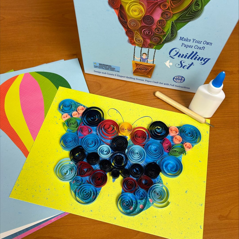 House of Marbles Quilling Mixed Set Paper Craft Art and Craft for Kids 6yrs+