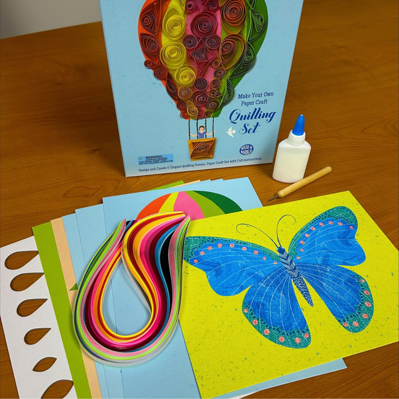 House of Marbles Quilling Mixed Set Paper Craft Art and Craft for Kids 6yrs+