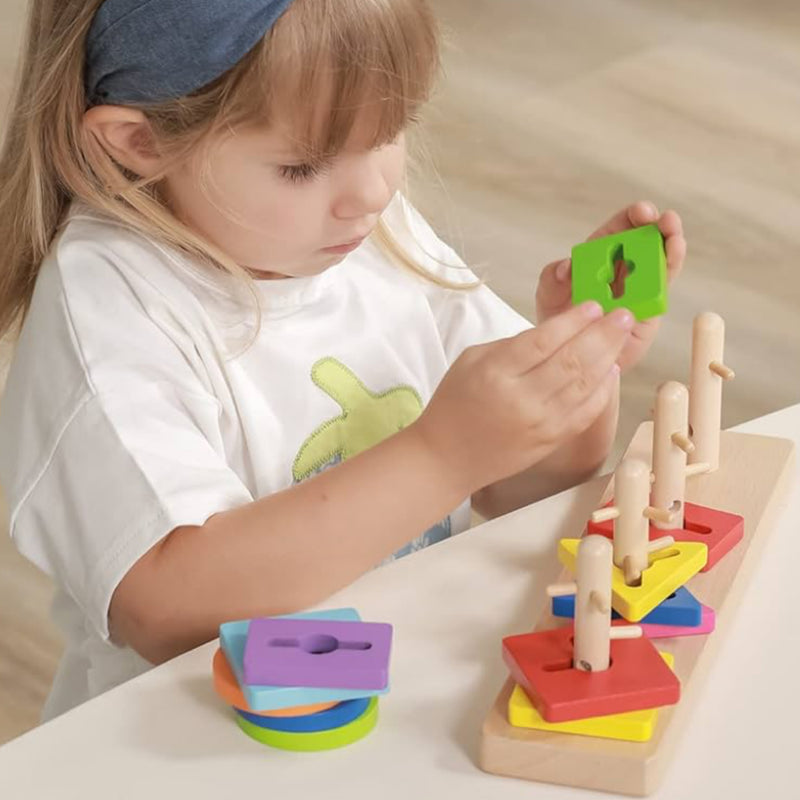 Viga Toys Wooden Maze Puzzle Fine Motor Skills Developmental Toys Gift Idea for 18m+