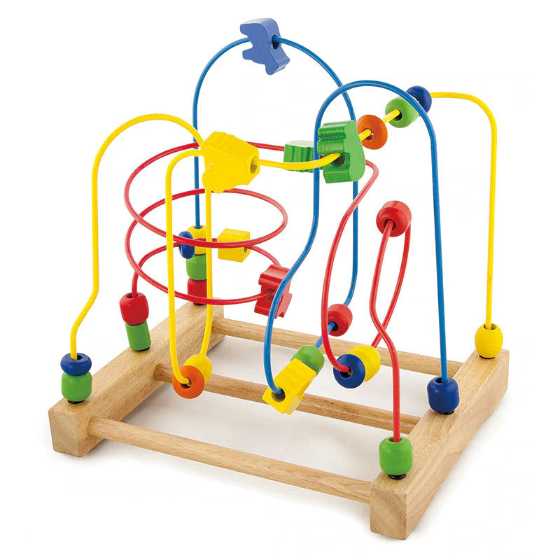 Viga Toys Wooden Large Wire Bead Maze Fine Motor Skills Developmental Toys Gift Idea for 2yrs+