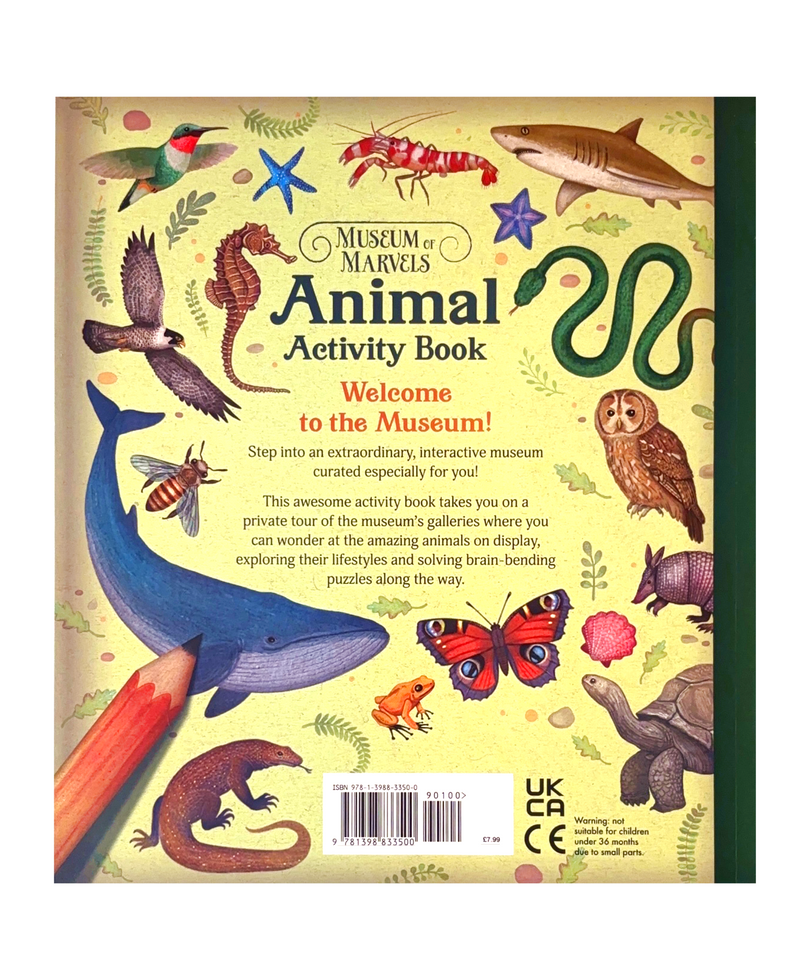 Museum of Marvels Animal Activity Book 7yrs+