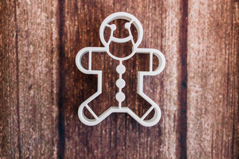 Gingerbread Man Christmas Bio Cutter by Beadiebug Playdough Sand Toys Art and Craft for Kids Christmas Range 3yrs+