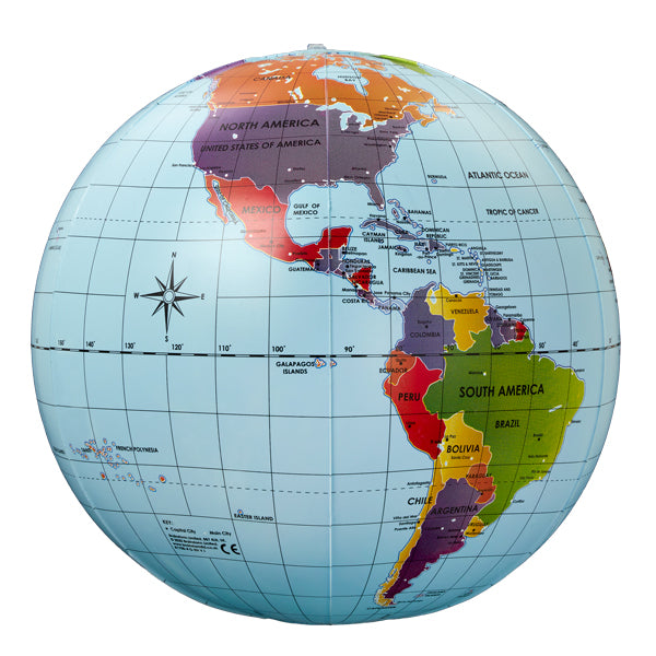 Brainstorm Toys Mega Inflatable Globe 50cm Early Science STEM Toys 4yrs+