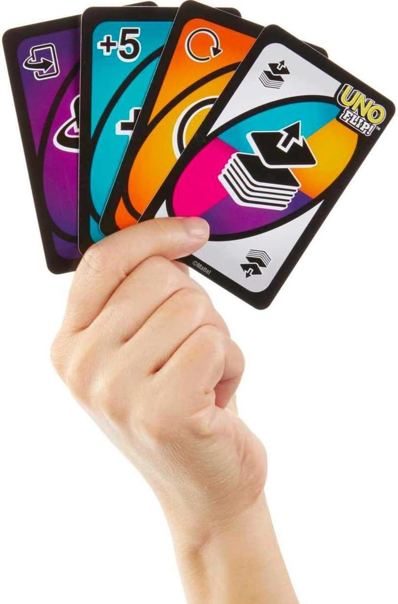 UNO Flip Card Games for kids Travel Toys for 7yrs+
