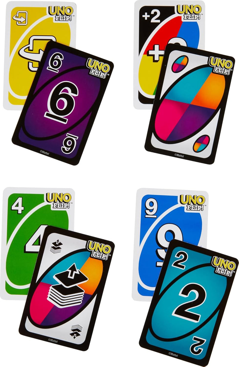 UNO Flip Card Games for kids Travel Toys for 7yrs+