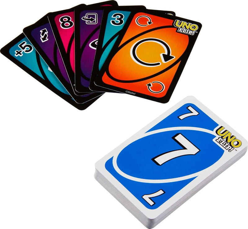 UNO Flip Card Games for kids Travel Toys for 7yrs+