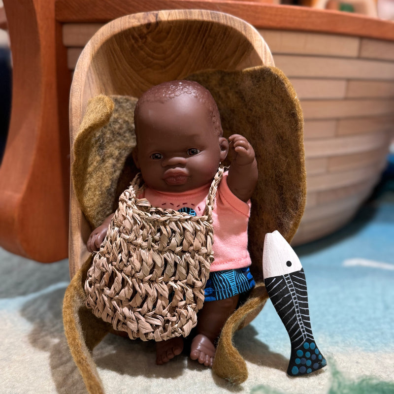 Aboriginal Australian 21cm Baby Coolamon Set Boy or Girl Indigenous First Nation Resources School Range
