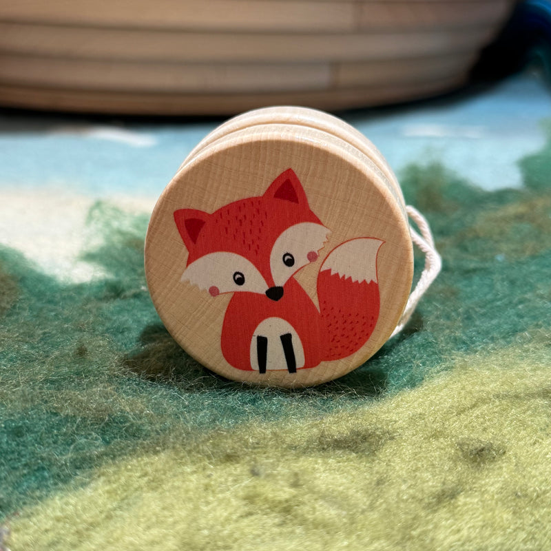 Bigjigs Wooden Wildlife Yo-Yos Assorted Design 3yrs+